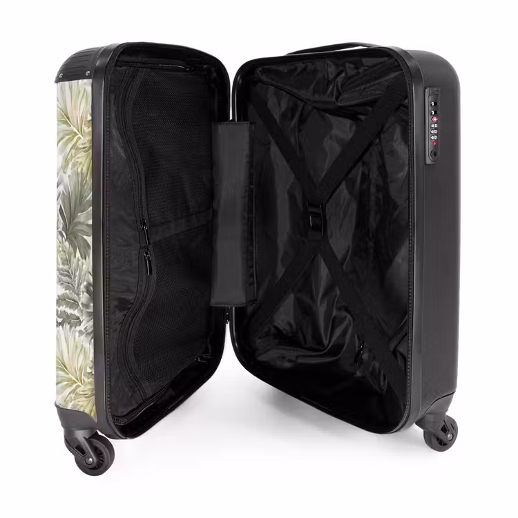 Suitcase - Leaves - Botanical - Green — 5