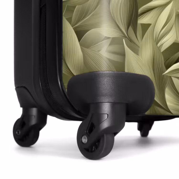 Suitcase - Leaves - Modern - Green — 7