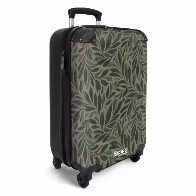 Suitcase - Leaves - Organic - Green — 2