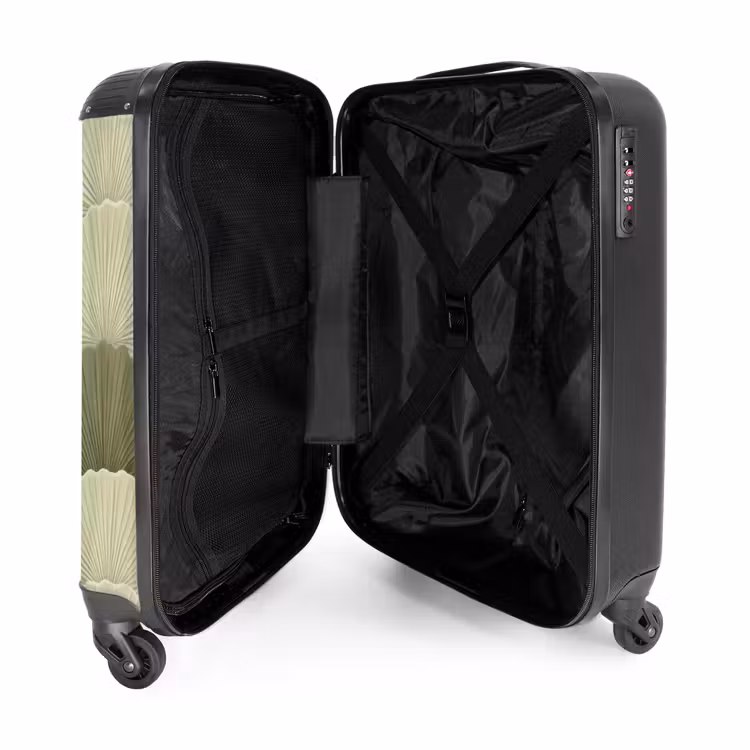 Suitcase - Leaves - Structure - Green — 5