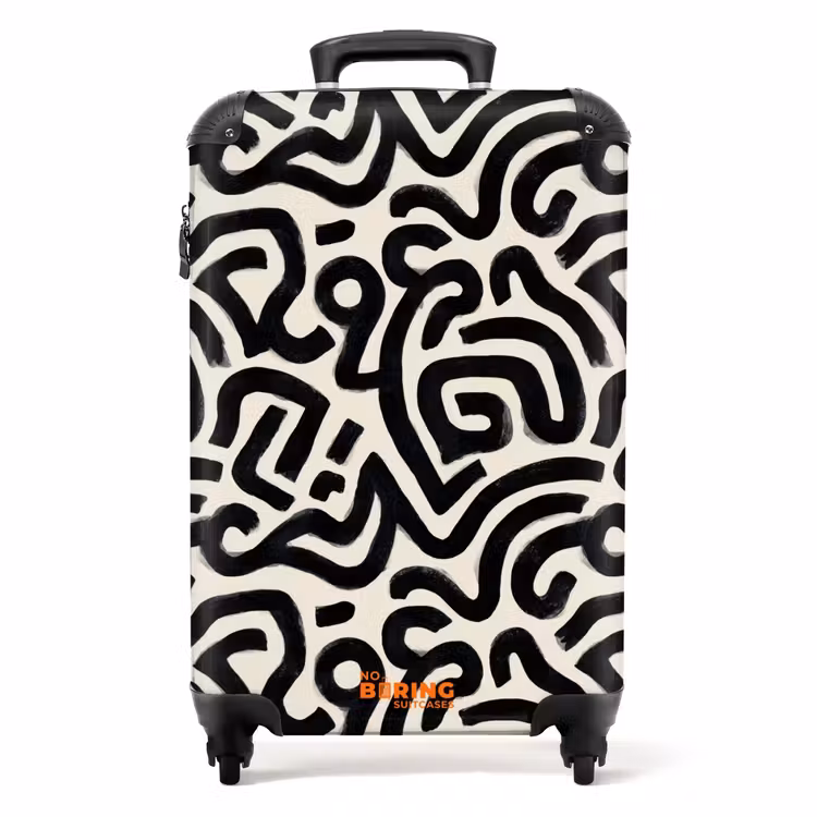 Suitcase - Modern - Abstract - Black — 1