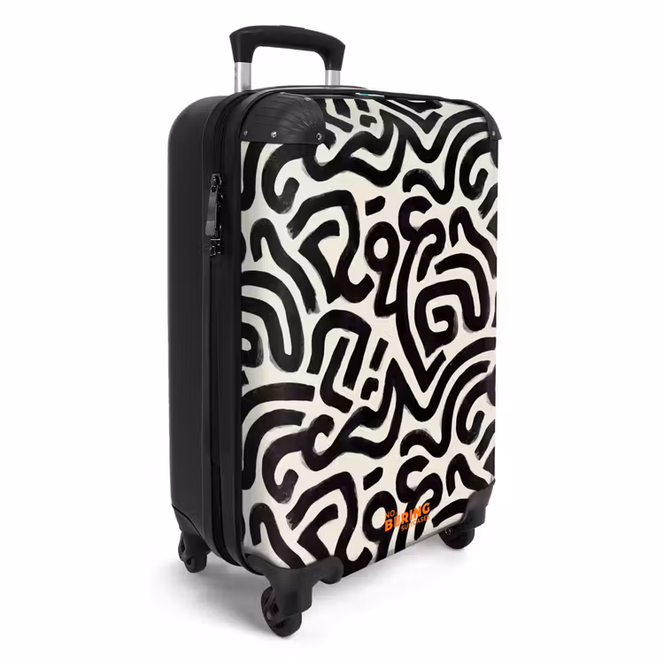 Suitcase - Modern - Abstract - Black — 2