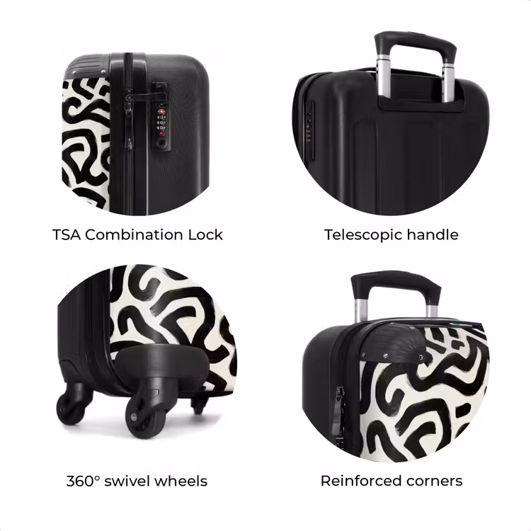Suitcase - Modern - Abstract - Black — 8