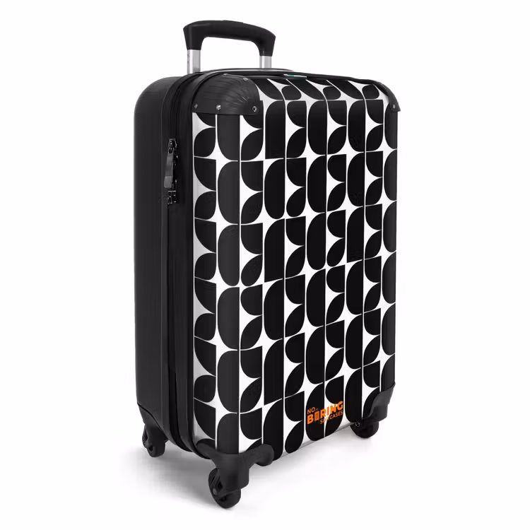 Suitcase - Modern - Geometric - Black — 2