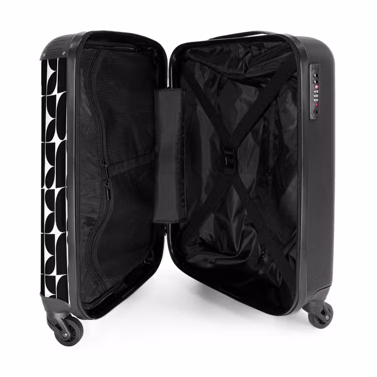 Suitcase - Modern - Geometric - Black — 5