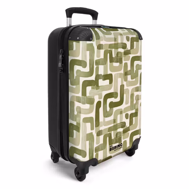 Suitcase - Modern - Graphic - Green — 2