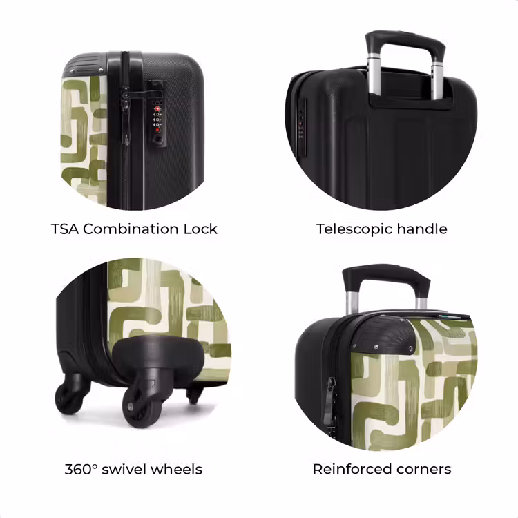 Suitcase - Modern - Graphic - Green — 8