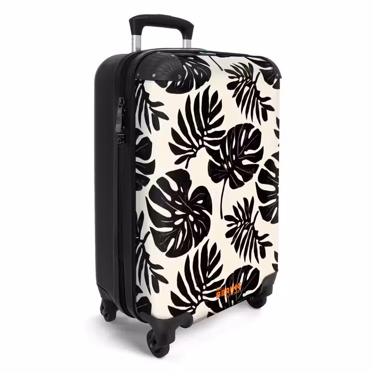 Suitcase - Modern - Monstera - Black — 2