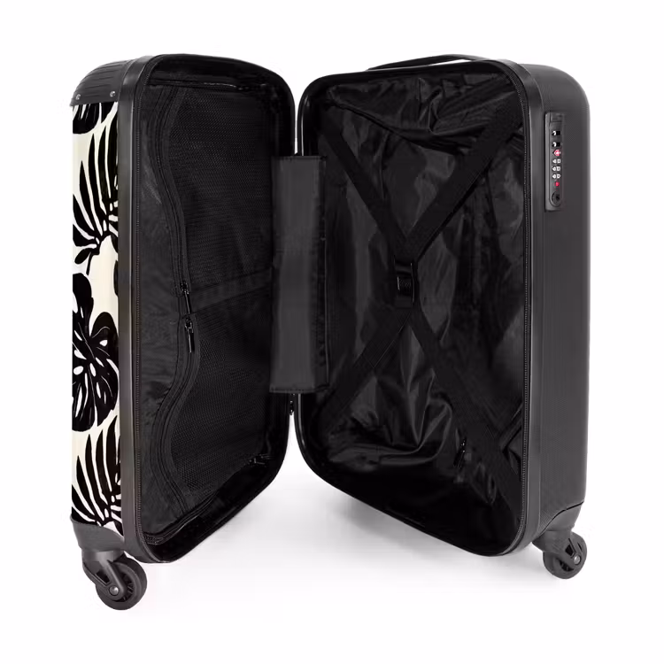 Suitcase - Modern - Monstera - Black — 5