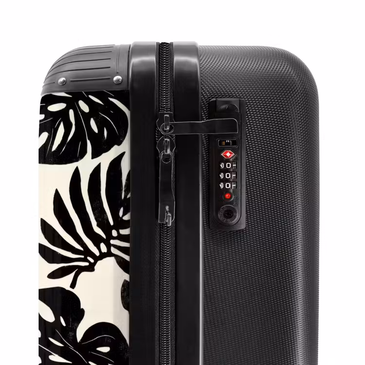 Suitcase - Modern - Monstera - Black — 6