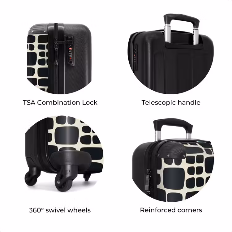 Suitcase - Modern - Organic - Black — 8