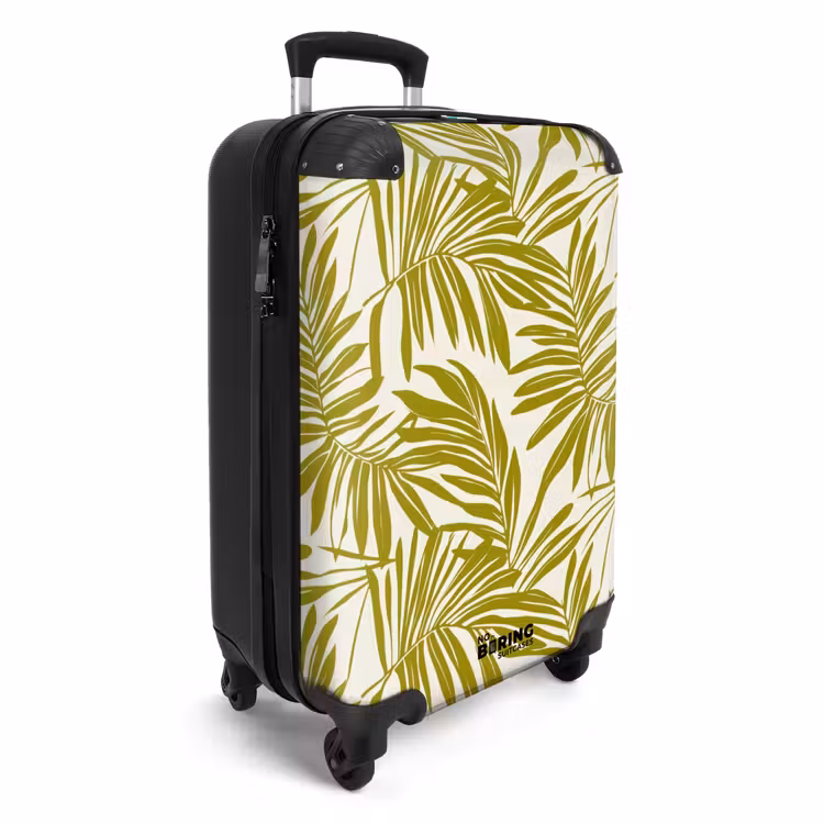 Suitcase - Palm leaf - Pattern - Green — 2