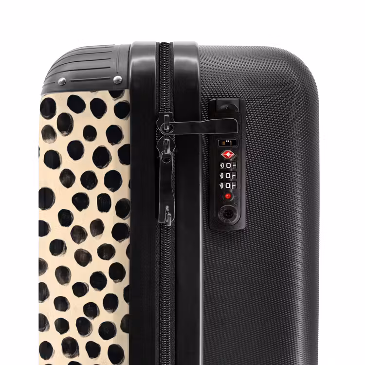 Suitcase - Polka dots - Pattern - Black — 6