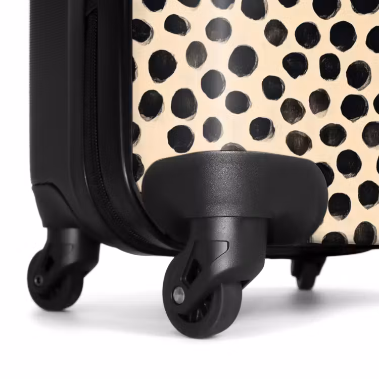 Suitcase - Polka dots - Pattern - Black — 7