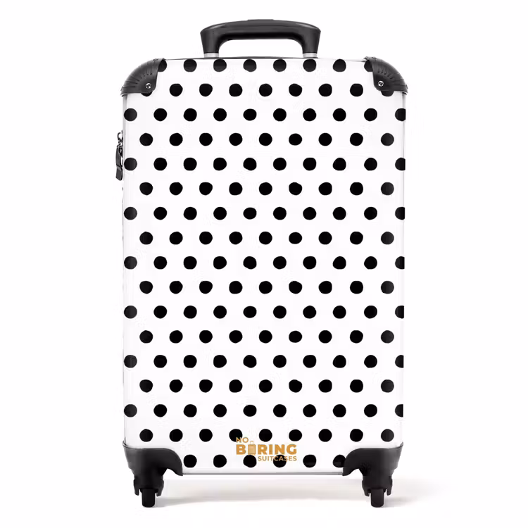 Suitcase - Symmetrically placed black dots over a white background — 1