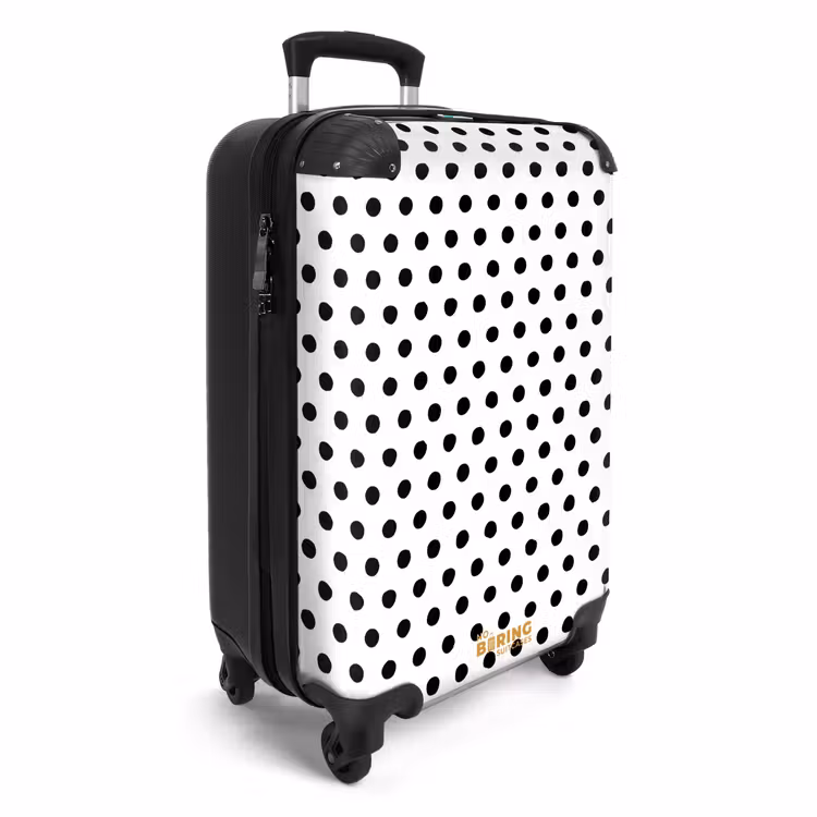 Suitcase - Symmetrically placed black dots over a white background — 2