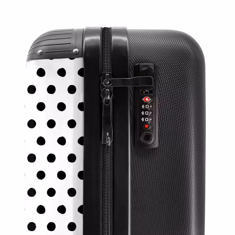 Suitcase - Symmetrically placed black dots over a white background — 6