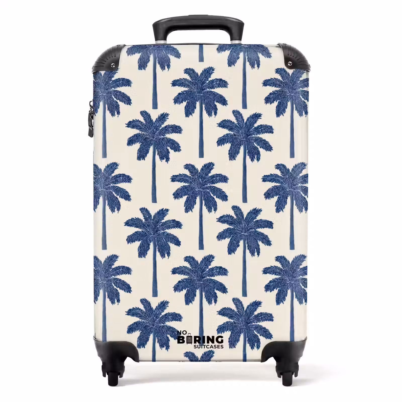 Suitcase - Symmetrical - Palm - Blue — 1