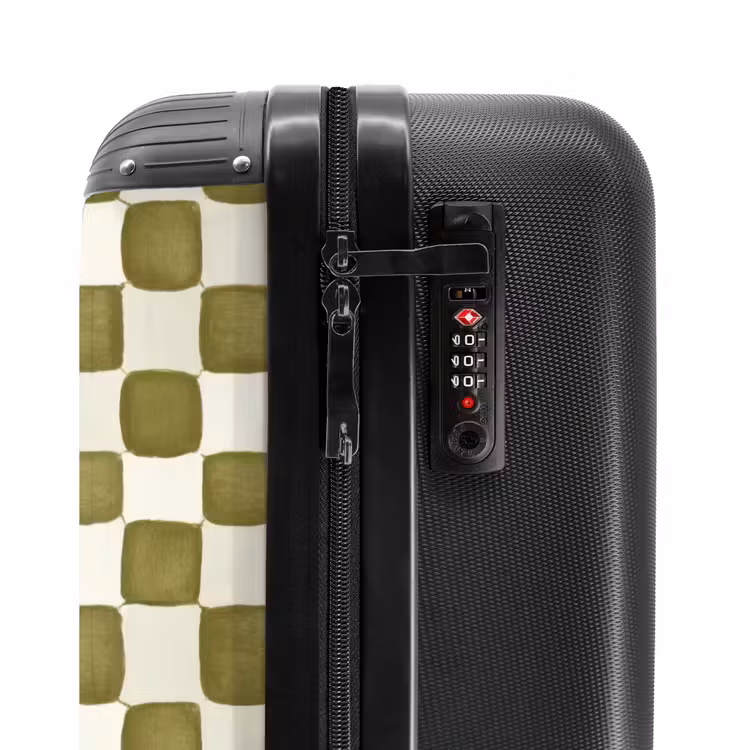 Suitcase - Chess - Pattern - Green — 6
