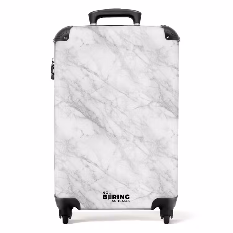 Suitcase - Classic - Marble - Gray — 1