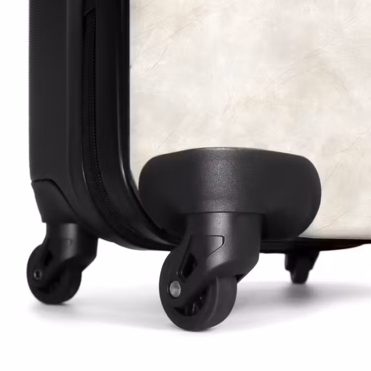 Suitcase - Cream beige - Marble - Veins — 7