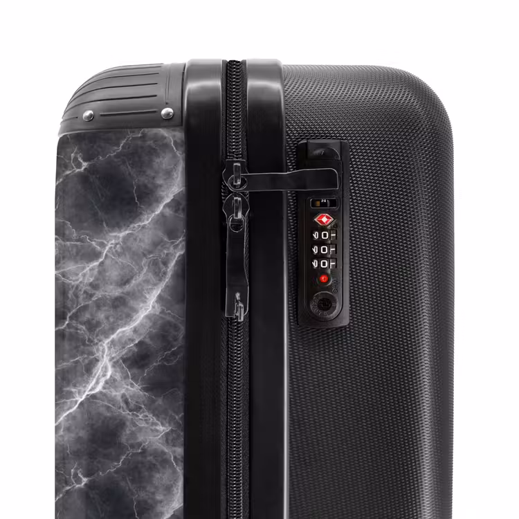 Suitcase - Dark gray - Lightning - Marble — 6