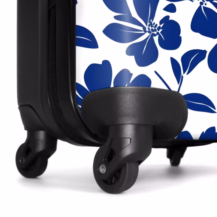 Suitcase - Floral - Modern - Blue — 7