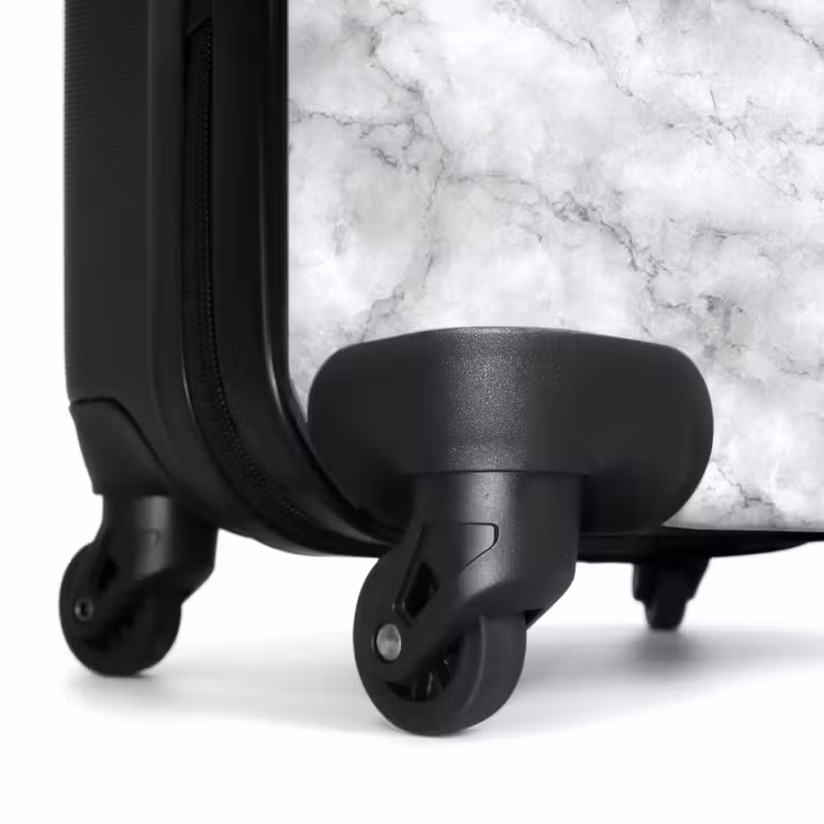 Suitcase - Gray - Marble - Classic - Veins — 7