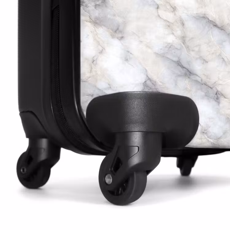 Suitcase - Gray - Marble - Detailed — 7