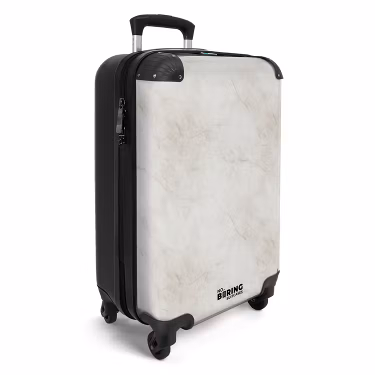 Suitcase - Gray - Marble - Veins — 2