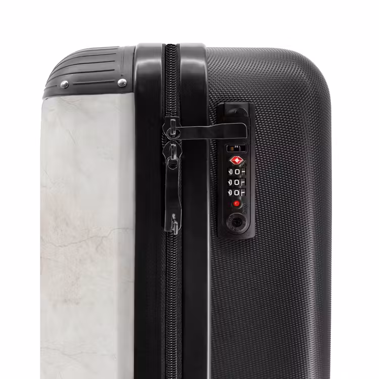 Suitcase - Gray - Marble - Veins — 6