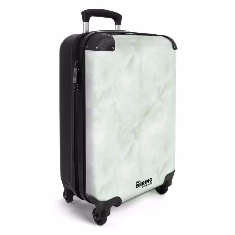 Suitcase - Green - Marble - Flowing veins — 2