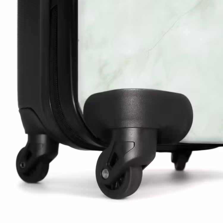 Suitcase - Green - Marble - Flowing veins — 7