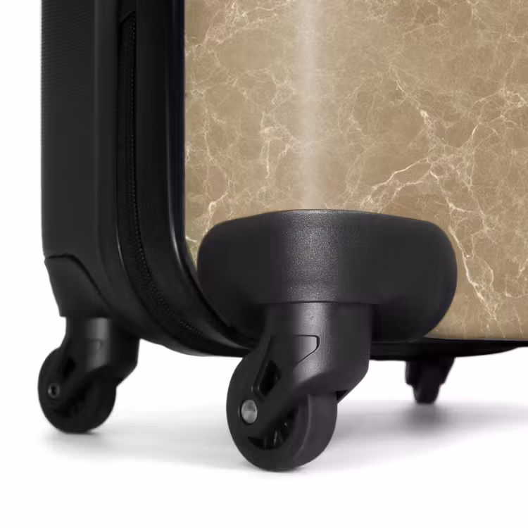 Suitcase - Light beige - Grains - Marble — 7