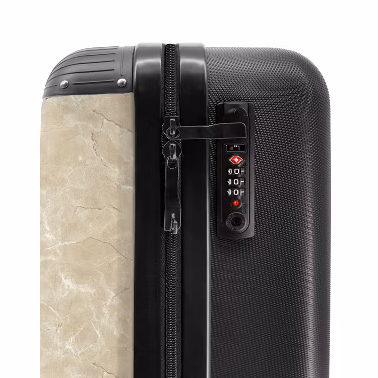 Suitcase - Light beige - Marble - Diffusion veining — 6