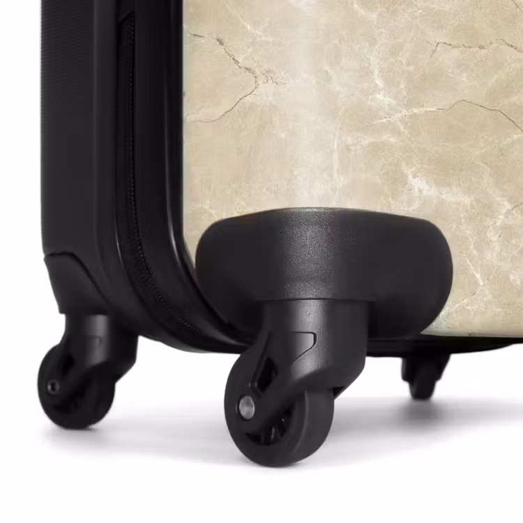 Suitcase - Light beige - Marble - Diffusion veining — 7