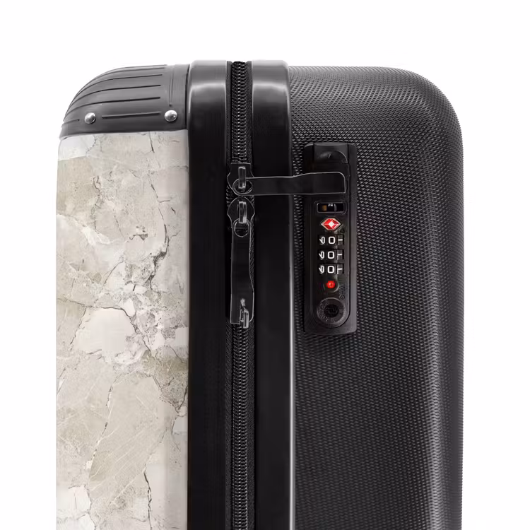 Suitcase - Marble - Gray - Veins — 6