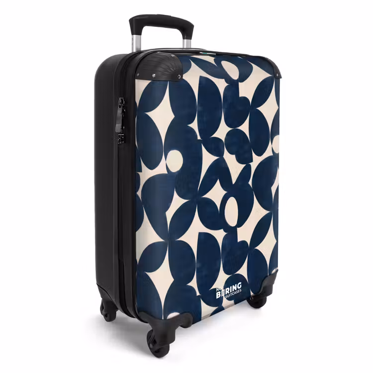 Suitcase - Modern - Geometric - Blue — 2