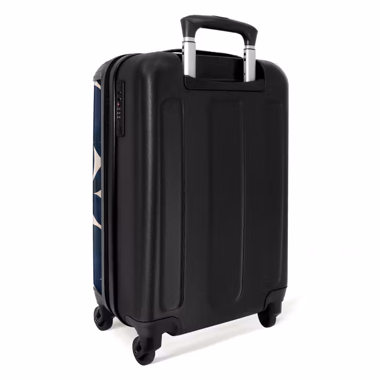 Suitcase - Modern - Geometric - Blue — 4