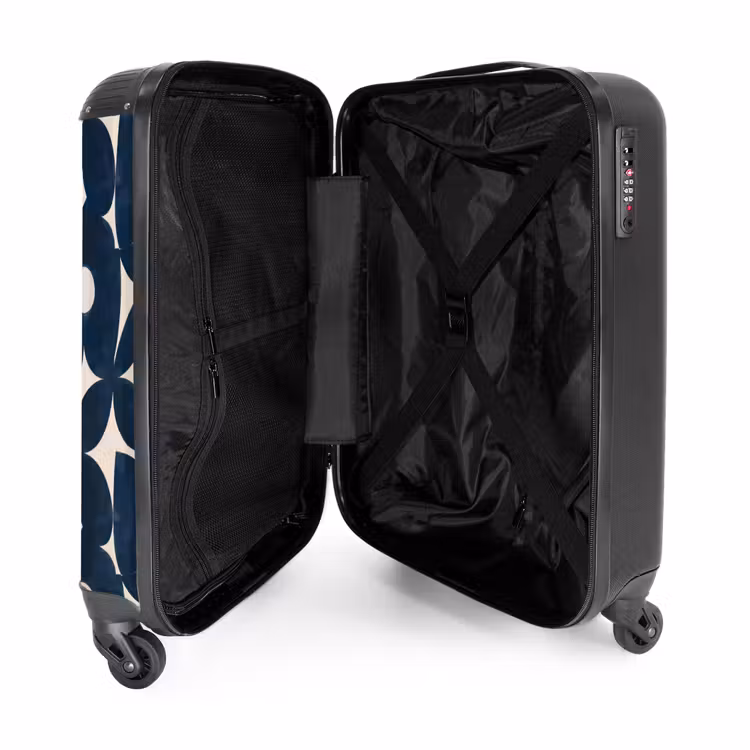Suitcase - Modern - Geometric - Blue — 5