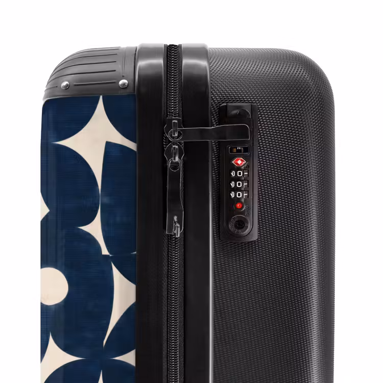 Suitcase - Modern - Geometric - Blue — 6