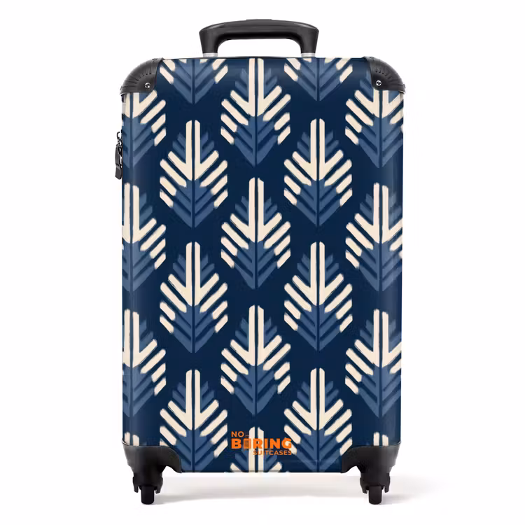 Suitcase - Modern - Pattern - Blue — 1