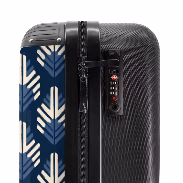 Suitcase - Modern - Pattern - Blue — 6