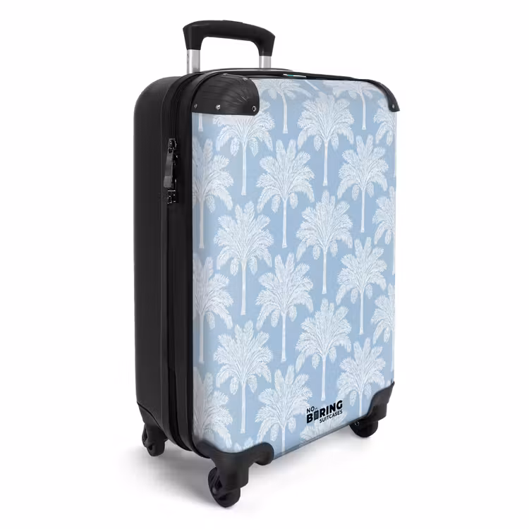 Suitcase - Palm Tree - Modern - Blue — 2