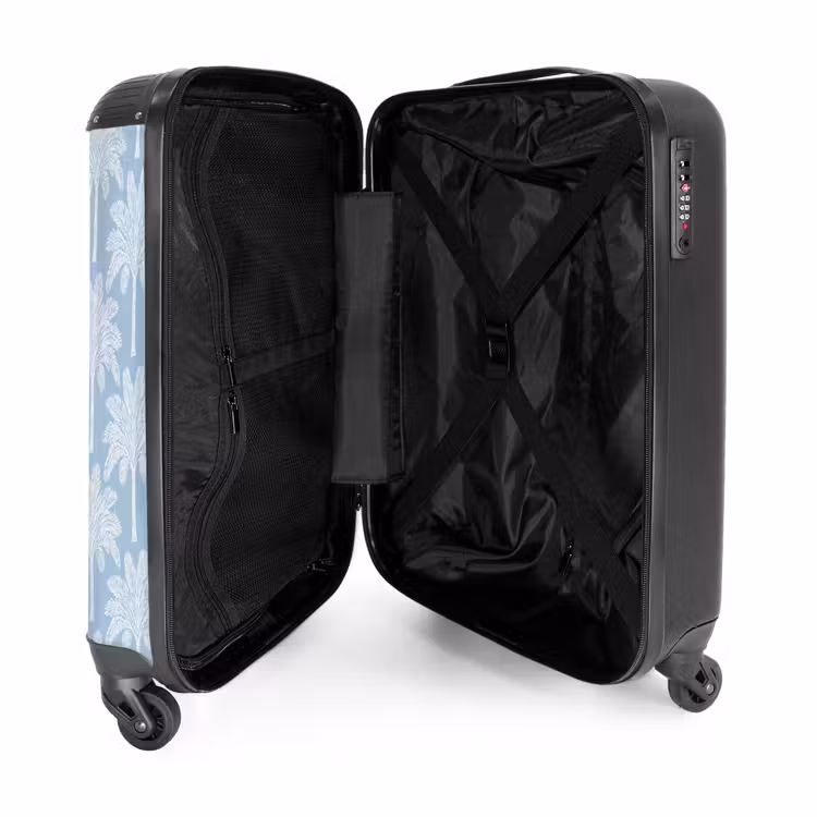 Suitcase - Palm Tree - Modern - Blue — 5
