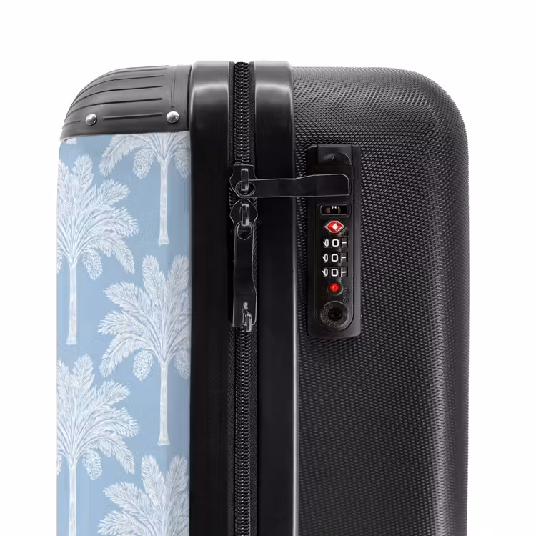 Suitcase - Palm Tree - Modern - Blue — 6