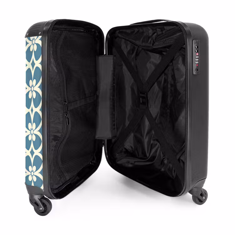 Suitcase - Pattern - Symmetrical - Blue — 5