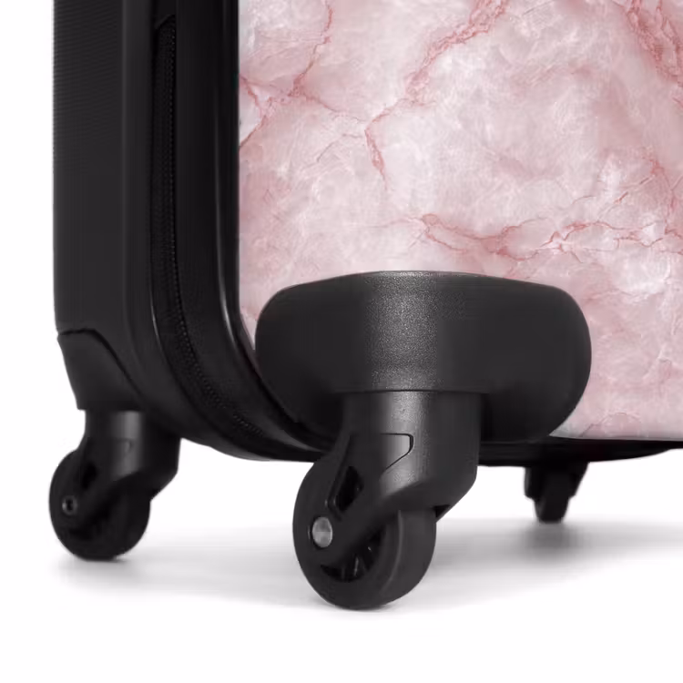 Suitcase - Pink - Quartz marble - Veins — 7