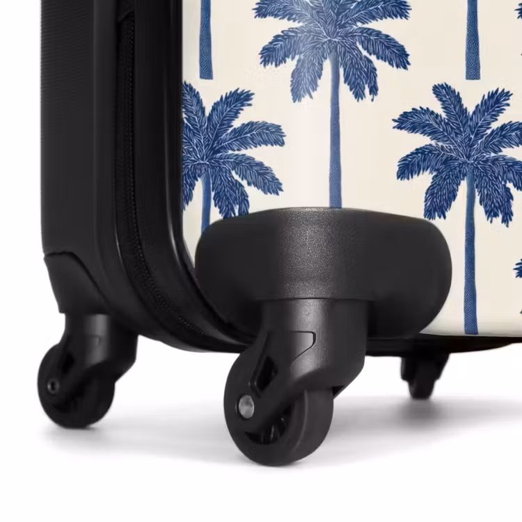 Suitcase - Symmetrical - Palm - Blue — 7