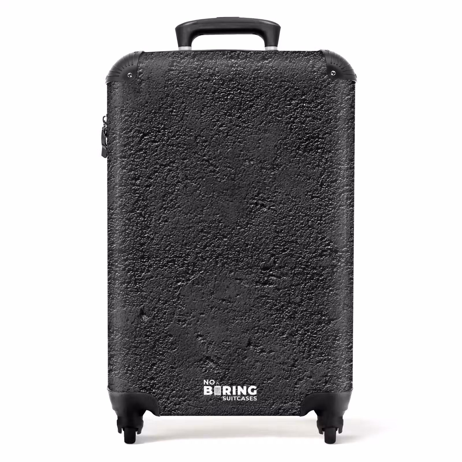 Suitcase - Dark gray - Asphalt texture - Rough — 1